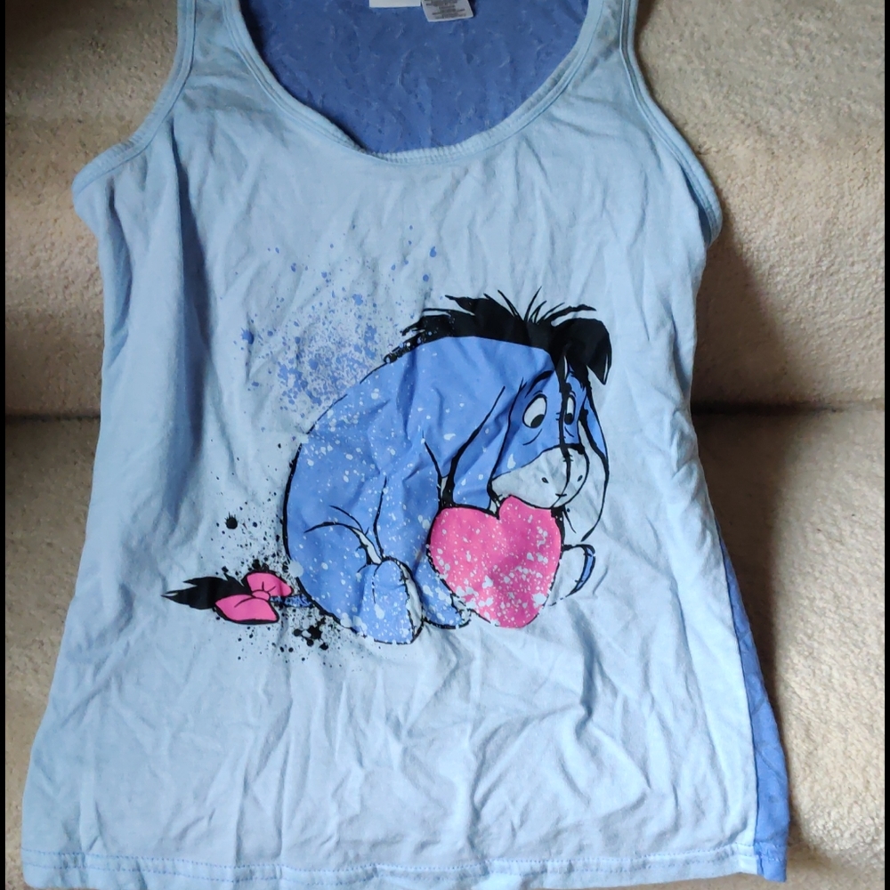 Disney eeyore pajama tank top